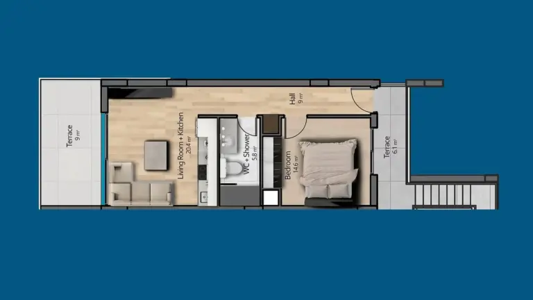Apartment — Bahamas Homes Apartments in Esentepe – from £60,000