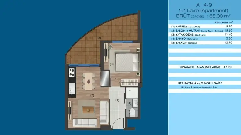 Apartment — דירת 1+1 מרוהטת עם נוף פנורמי להרים – אדלווייס