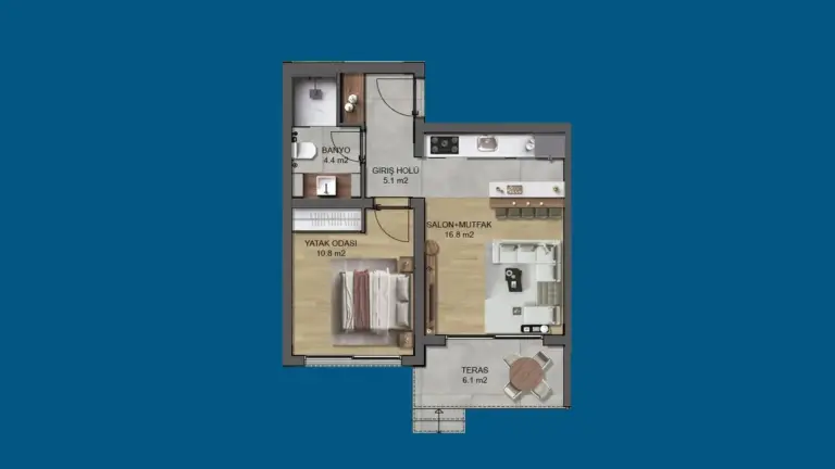 Apartment — JACARANDA LIFE TUZLA – Moderne Appartementen en Villa's in Tuzla, District Famagusta