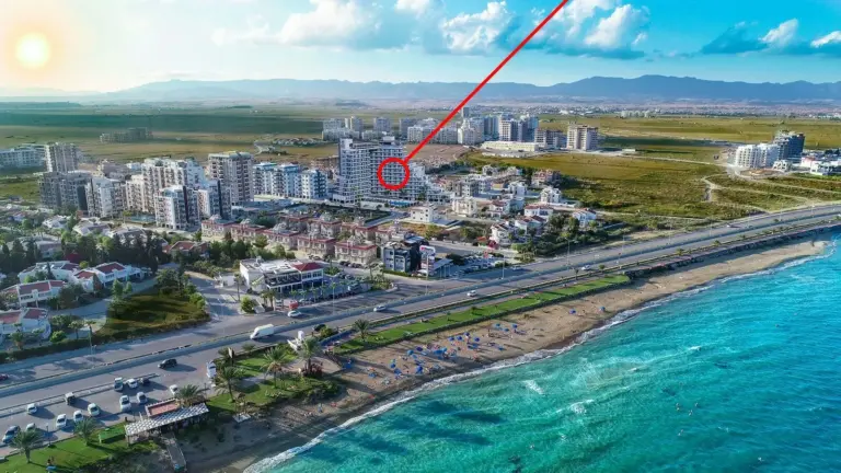 Современная квартира 1+1 в Panorama Long Beach – Премиальная инвестиция на побережье Северного Кипра