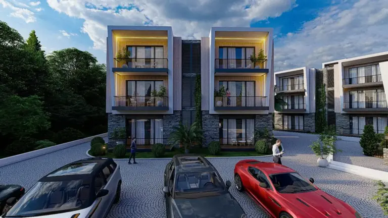 Apartment — Mountain Hill 2: Panoramiczne Widoki na Morze w Alsancak