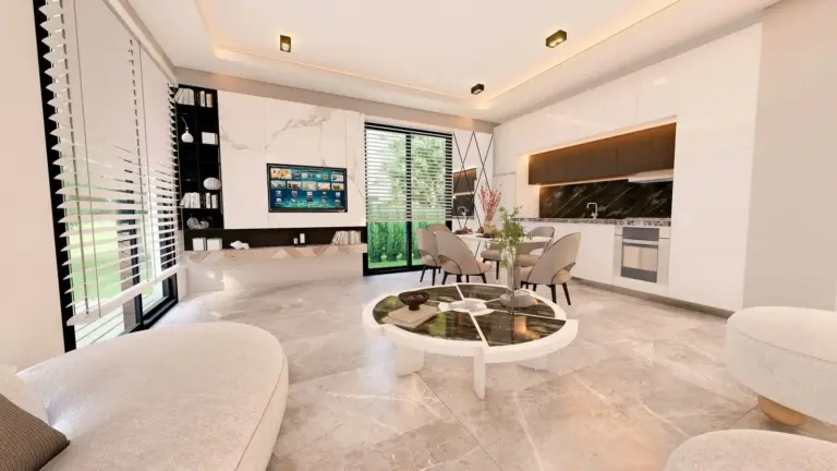 Apartment — Mountain Hill 2: Panoramiczne Widoki na Morze w Alsancak