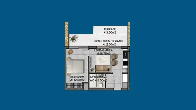 Apartment — اواسیس ویلیج – زندگی مدرن در قبرس شمالی