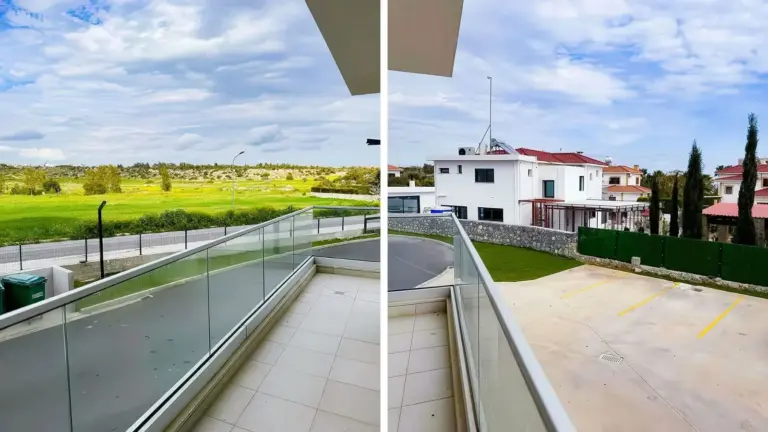 Apartment — استودیو مبله کامل با منظره دریا در اقامتگاه آبلیه – قبرس شمالی