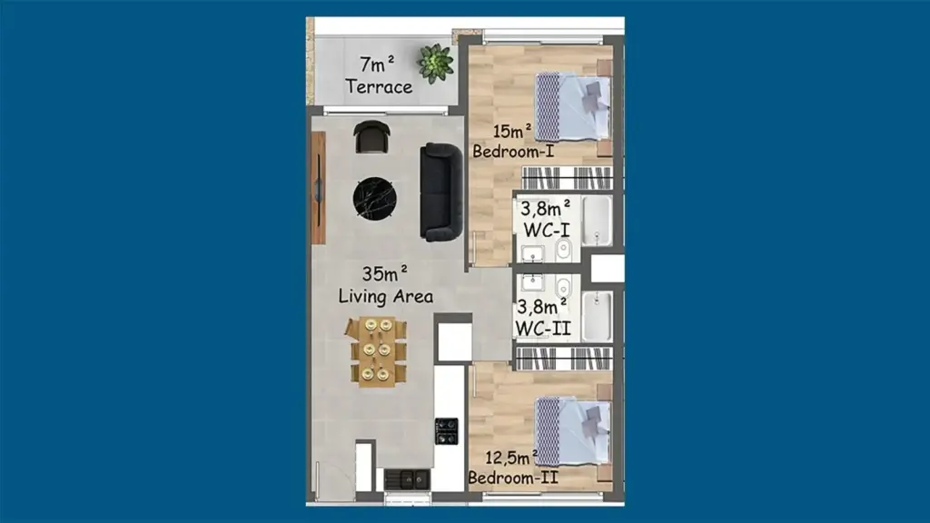 Apartment — Hanging Gardens Village – Luxury Living in Northern Cyprus