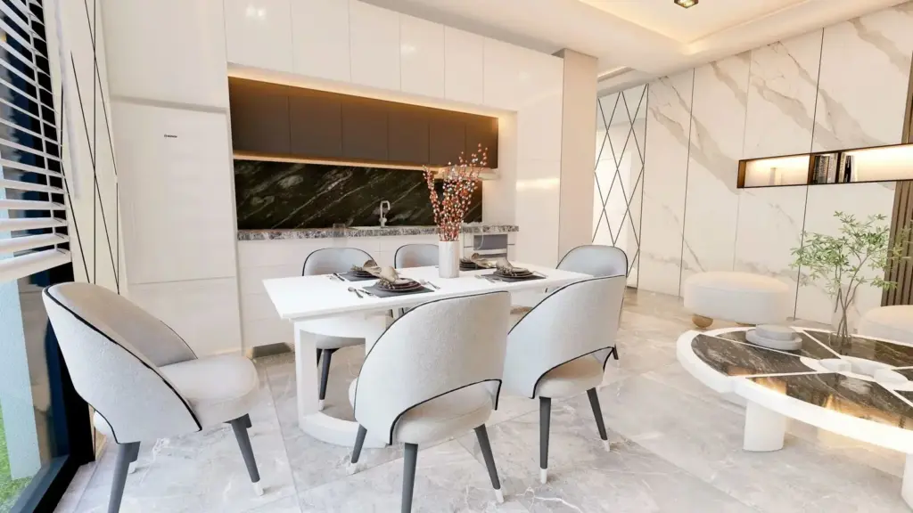 Apartment — Mountain Hill 2: Panoramiczne Widoki na Morze w Alsancak