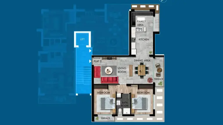 Apartment — סטודיו מסוגנן בנובה רזידנס – נדל"ן צפון קפריסין