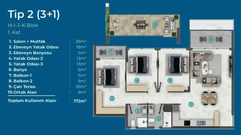 Apartment — Dolce Vita – استراحتگاه لوکس سلامتی و تندرستی در ساحل لانگ ایسکله