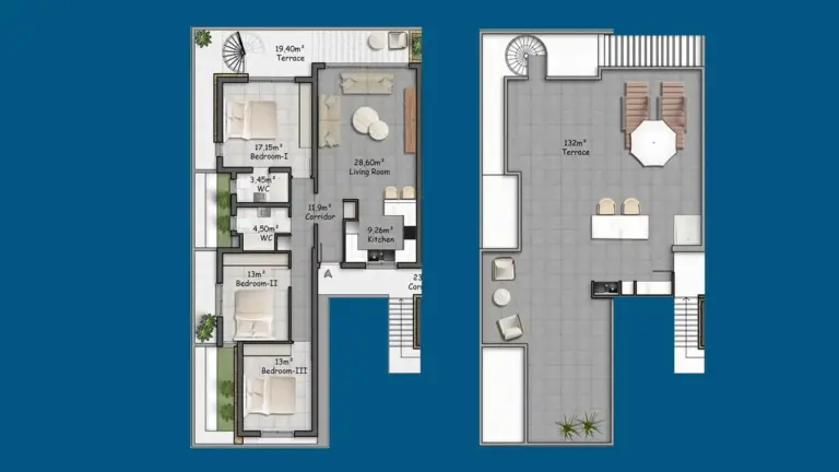 Penthouse — Lake Garden Village – Luxe Appartementen in Noord-Cyprus