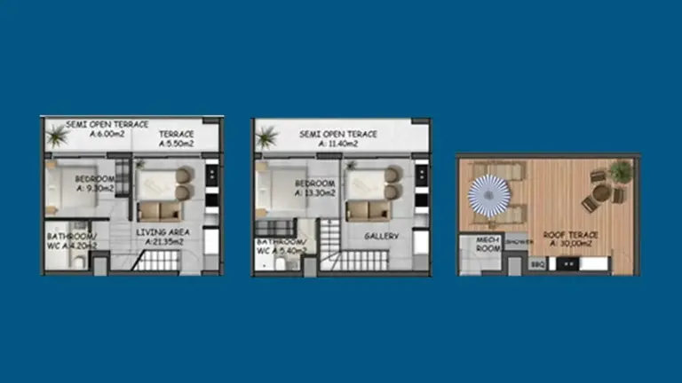 Penthouse — اواسیس ویلیج – زندگی مدرن در قبرس شمالی