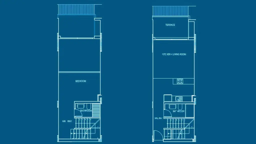 Penthouse — آپارتمان ۱ خوابه با تراس در ساحل سالوس، ۶۶ متر مربع