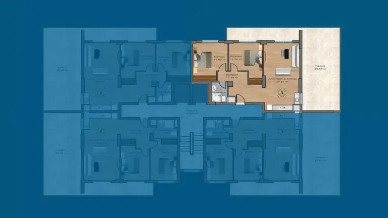 Penthouse — Studio in Royal Sun Elite Residence, Iskele – 42m²