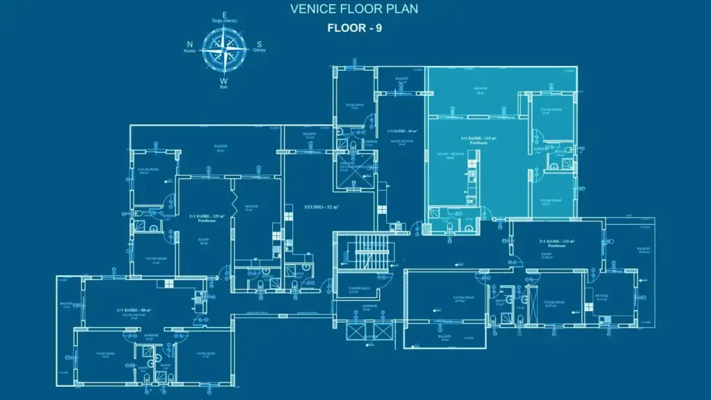 Penthouse — Venetië – Appartementen met Zeezicht in Otyuken: Forbes' Top Strandinvestering