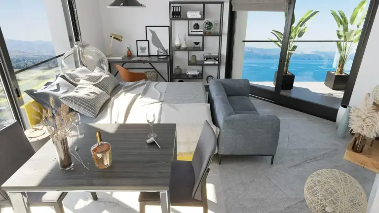 Studio — Aphrodite Aqua: Gaziverens Meisterwerk der Apartments
