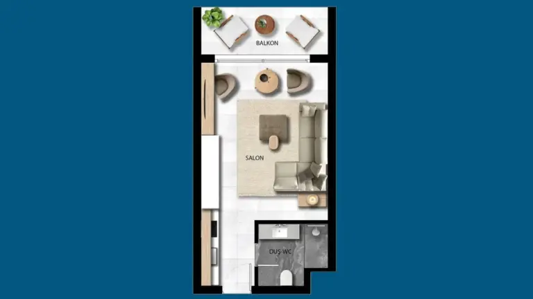 Studio — Courtyard Platinum: מגדירים מחדש יוקרה למגורים בבואז, צפון קפריסין