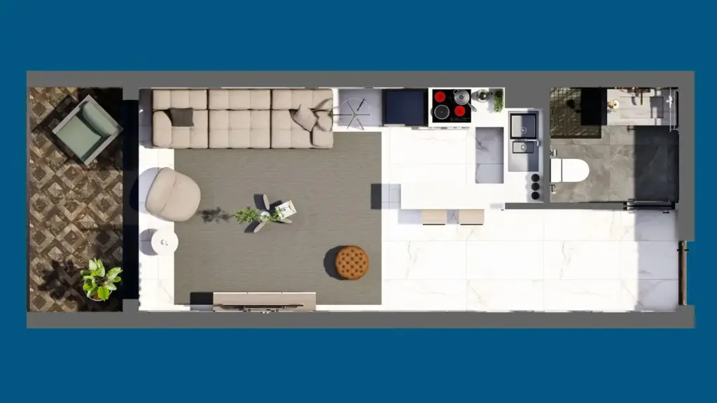 Studio — EDEN GARDEN TERRACES-3: Alsancak’s New Residential Delight