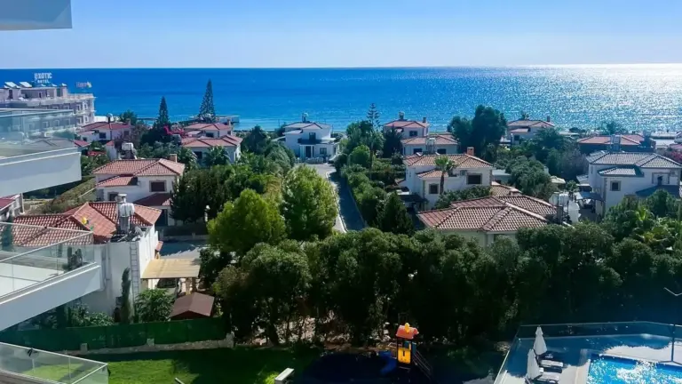 Студия с видом на море, полностью меблированная, в Abelia Residence – Северный Кипр