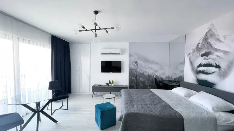 Studio — Möblierte 1+1 Wohnung mit Panoramablick auf die Berge – Edelweiss