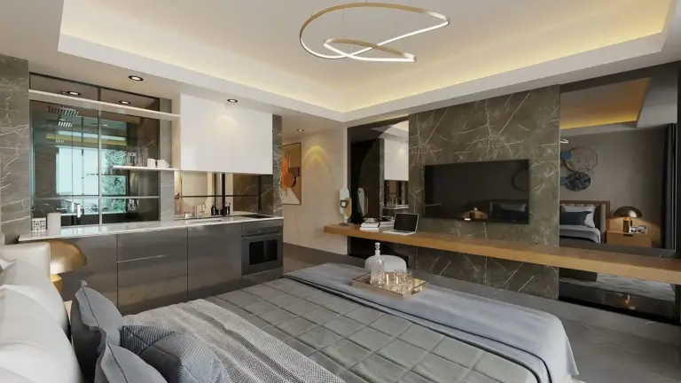 Studio — Apartamenty Premium Querencia: 600m od Long Beach, İskele